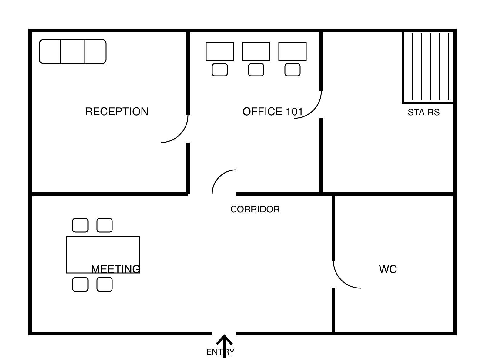 Office floor plan — Uploaded plan