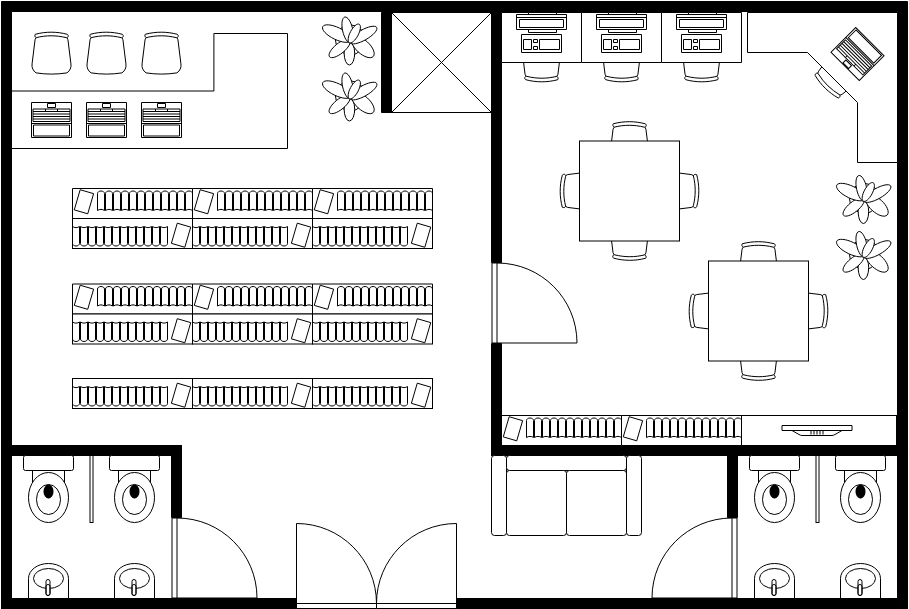Library floor plan — Uploaded plan