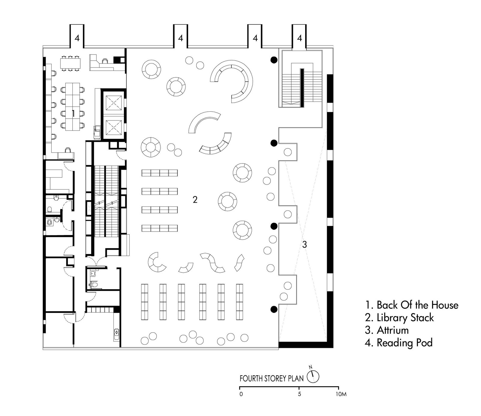 Library · Fourth story — Uploaded plan